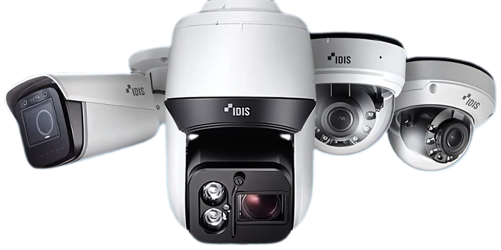 IDIS bullet, PTZ and dome cameras